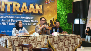 Jelang HUT Bhayangkara ke-80, Polda Jambi Gelar Silaturahmi Bersama Media