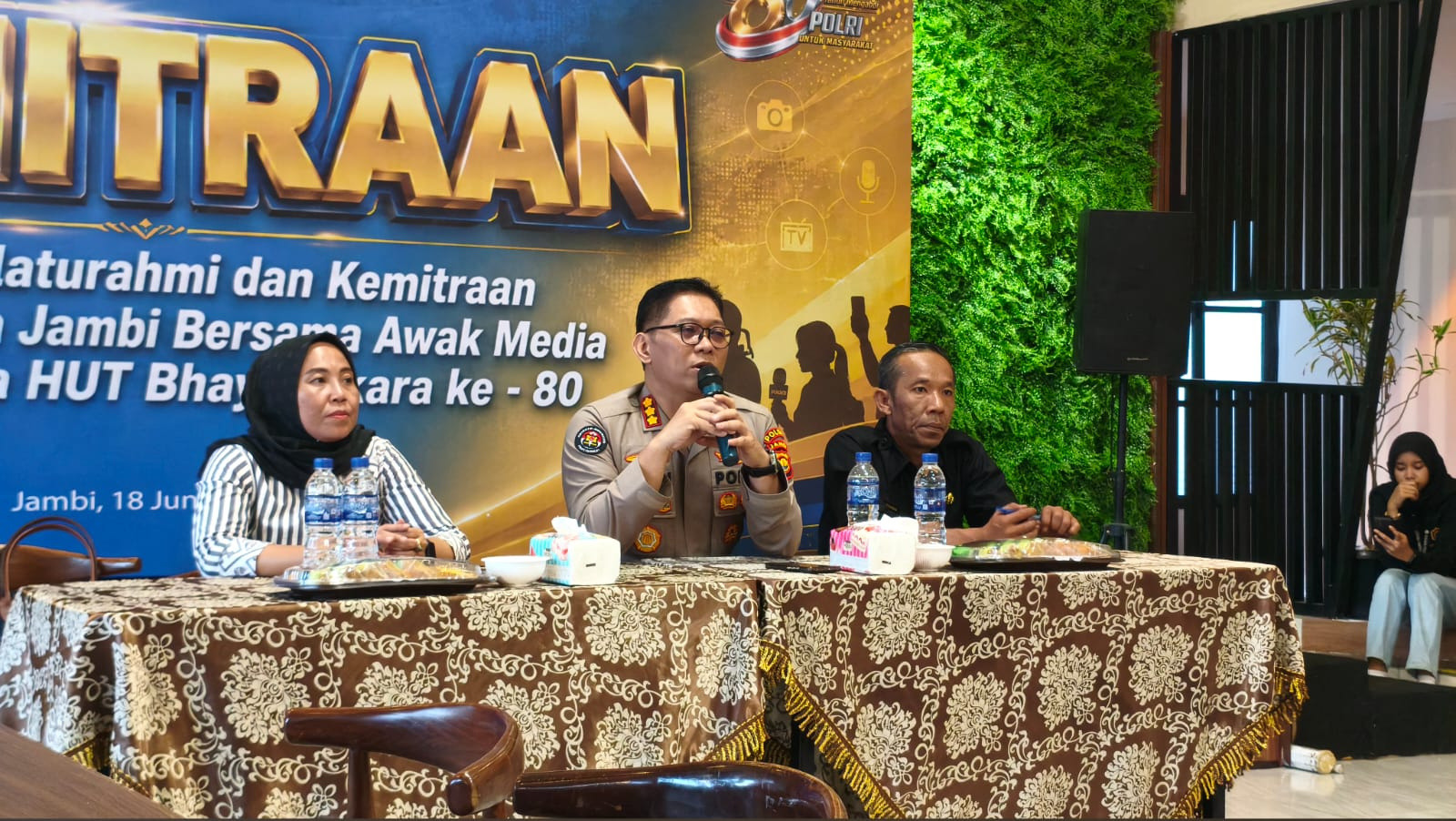Jelang HUT Bhayangkara ke-80, Polda Jambi Gelar Silaturahmi Bersama Media