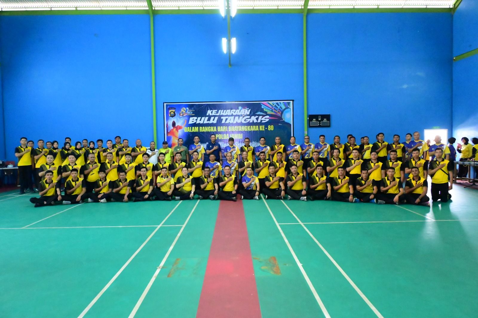 Polda Jambi Resmi Buka Kejuaraan Bulu Tangkis HUT Bhayangkara ke-80 Tahun 2026