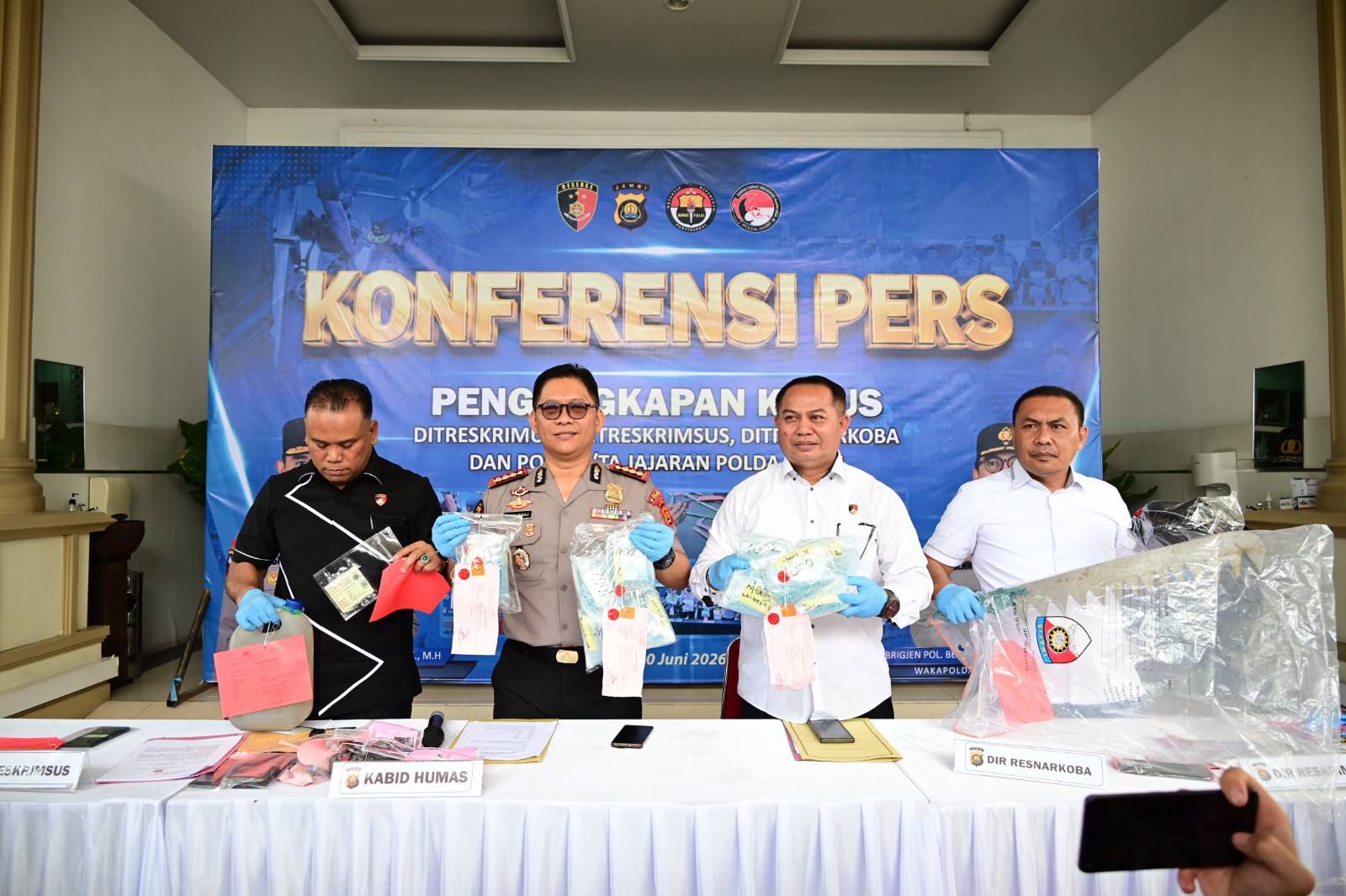 Semester I 2026: Angka Kriminalitas 3C dan Narkoba di Jambi Merangkak Naik