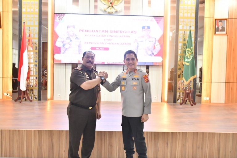 SIARAN PERSPENGUATAN SINERGITAS PENERAPAN KUHP DAN KUHAP ANTAR PENEGAK HUKUM DI WILAYAH JAMBI