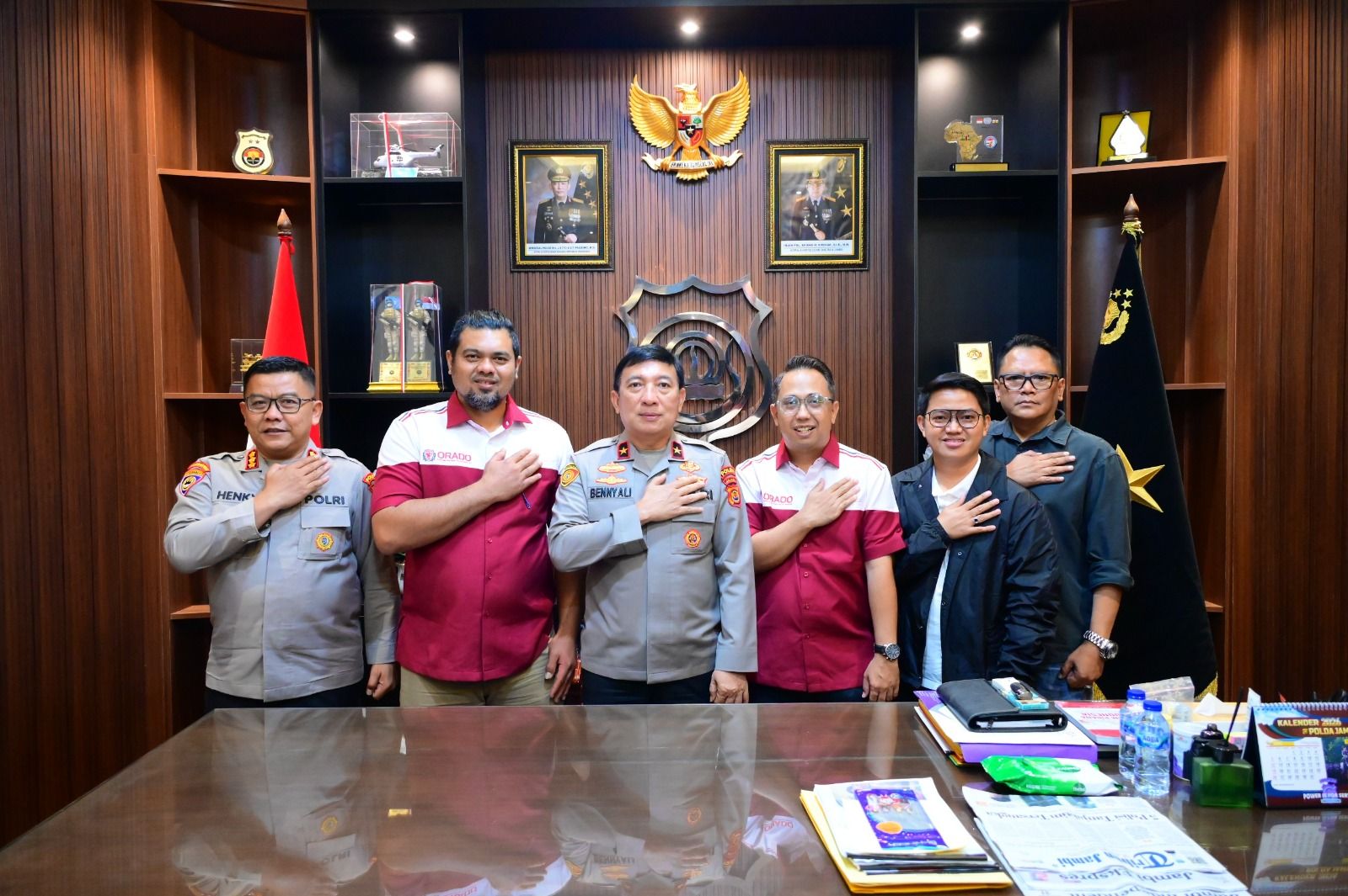 Polda Jambi Gelar Audiensi Bersama Orado Jambi, Bahas Persiapan Open Tournament Domino Kapolda Cup 2026