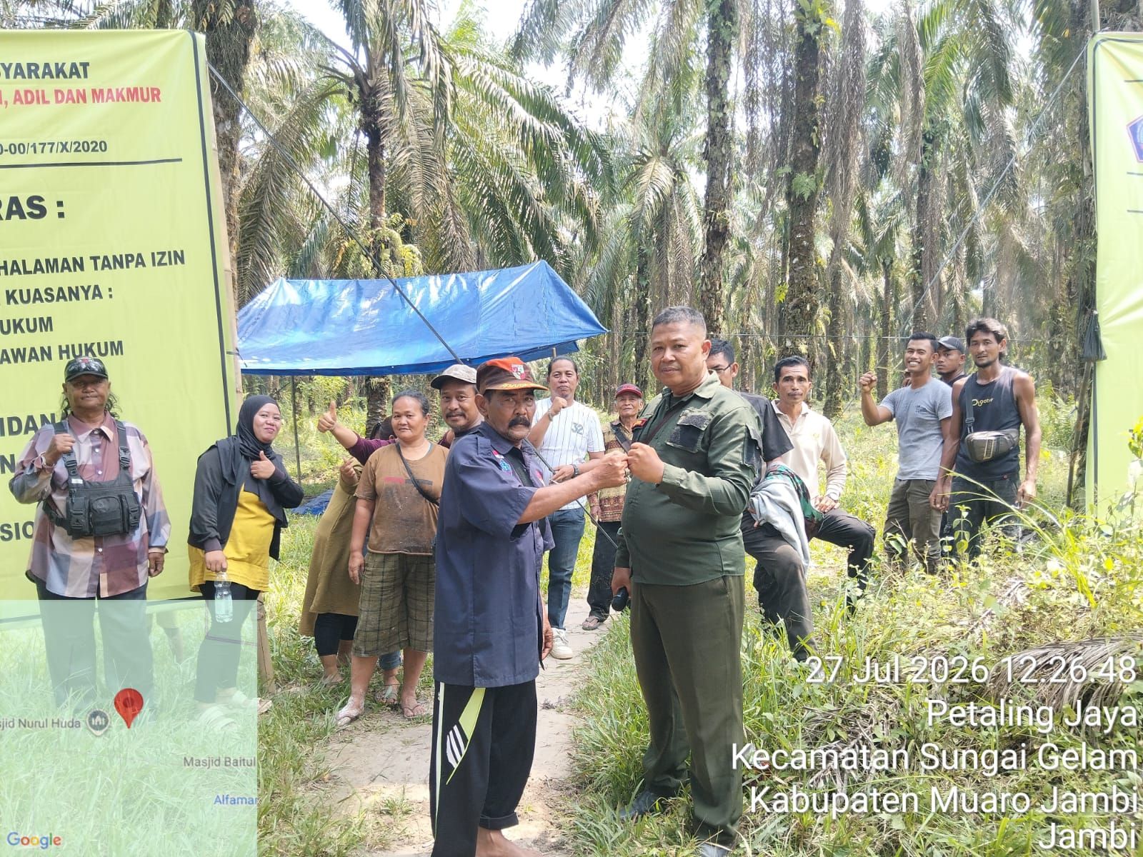 Sengketa Tanah Mbah Mangun Memanas, Kuasa Hukum Lakukan Penguasaan Fisik Lahan, Soroti Sikap Pemerintah Desa