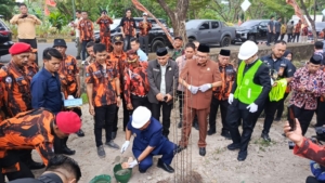 Hadiri Peletakan Batu Pertama Sekretariat MPC Pemuda Pancasila, Wali Kota Jambi Maulana Harapkan Sinergi Bersama