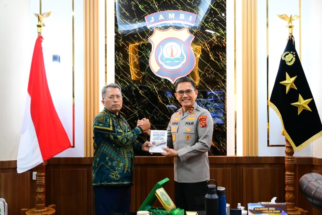 Kapolda Jambi Terima Silaturahmi Kepala Pengadilan Tinggi Jambi, Perkuat Sinergi Antar Lembaga Penegak Hukum