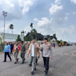 Kapolda Jambi Bersama Satgas Karhutla Pantau Langsung Kebakaran Lahan Gambut