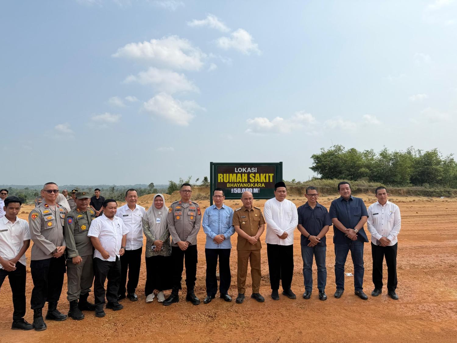 PT KBPC Hibahkan 5 Hektare Tanah untuk Pembangunan Rumah Sakit Bhayangkara di Kab. Bungo