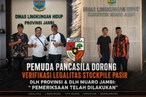 Legalitas hingga Dampak Lingkungan Stockpile Pasir Disorot, Pemuda Pancasila Dorong Pemeriksaan Objektif